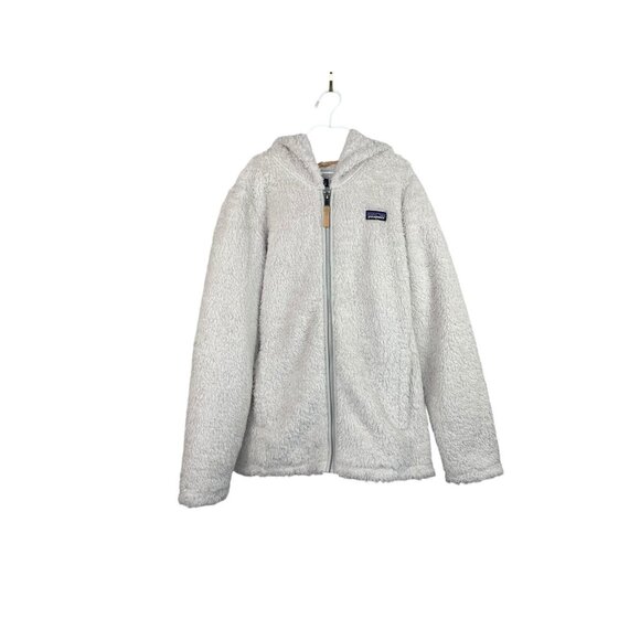Patagonia Los Gatos Full Zip Jacket White Girls Size XL 14